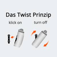 SeaLand-pro Flasche 600  TWIST, Schwarz