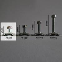 SeaLand-pro Schraub-Fitting M8x25mm-Airline, Silber