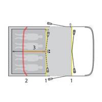 Outwell Hayward Lake 4ATC Modell 2024 plus Cozy Teppich Hayward Lake 4ATC - Ausstellungszelt ASZ