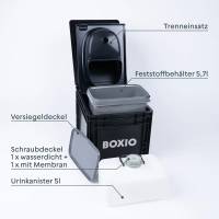 Boxio Toilet Max+ - Komplettset - Trockentrenntoilette