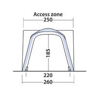 Outwell Milestone Shade Air - Ausstellungszelt ASZ